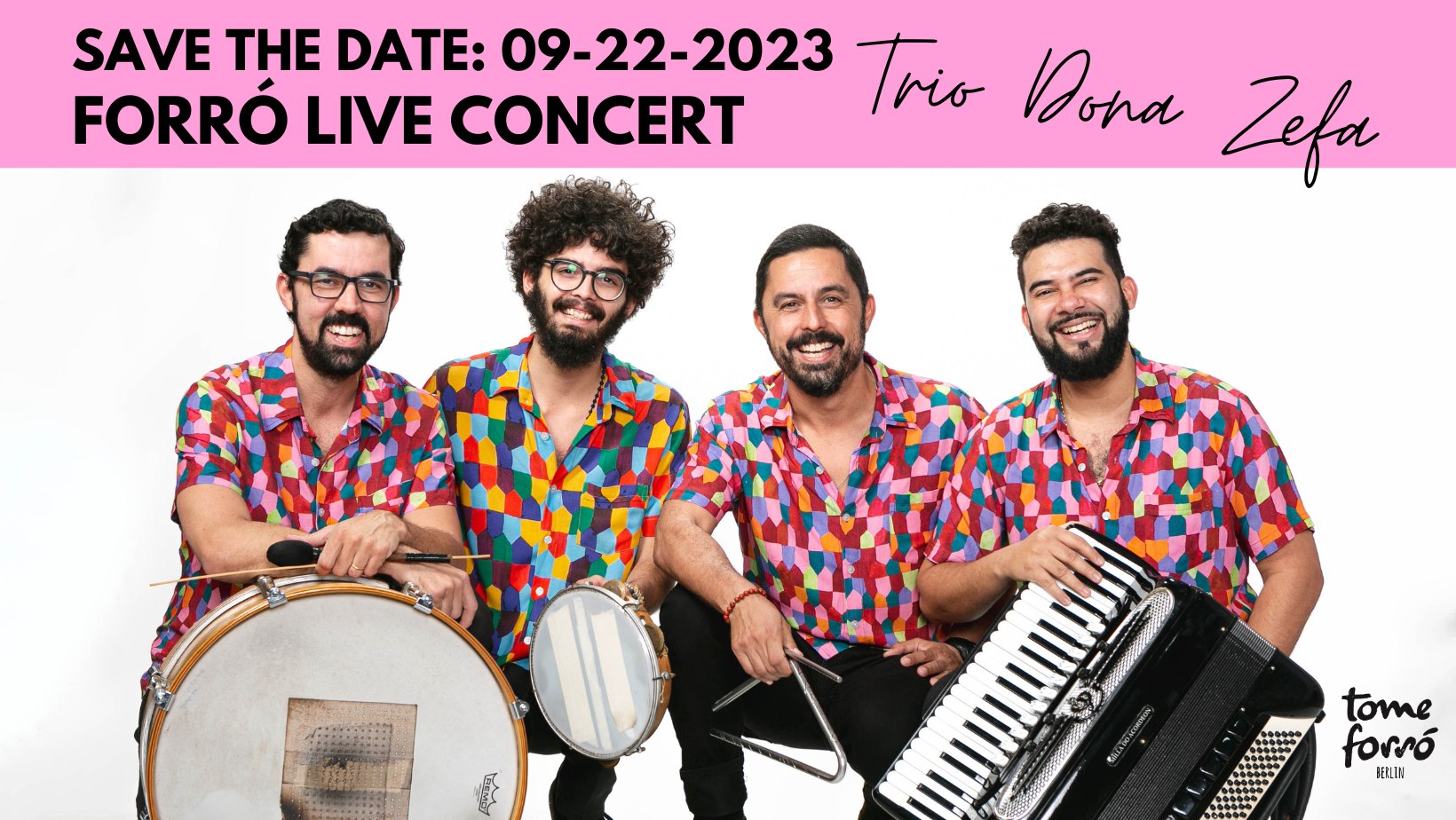 Forró Live Concert with Trio Dona Zefa